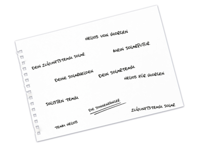 COM-PLAY Namensentwicklung Brainstorming COM-PLAY Namensentwicklung Brainstorming